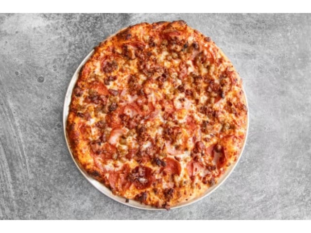 All Meat Pizza.